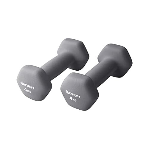 Athlyt - Neoprene Dumbbell Weights - 2 x 4 kg 1