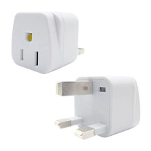 US to UK Plug Adapter,2/3 Pin USA to 3 Pin Travel Adaptor,us to uk adapter,American Canada Mexico Japan to British Grounded Converter Power