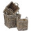 Very Strong Excellent Quality Lined Square Log Basket / Storage Basket 2