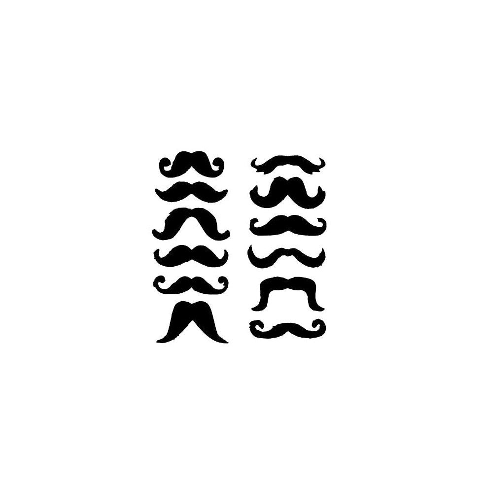 Fake Mustaches - Self Adhesive Novelty Mustache Fiesta Party Supplies for Masquerade Party - Fake Hair Moustache Fancy Dress Stick On Mousta