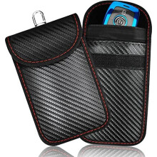 Upgraded Faraday Bag for Key Fob (2 Pack),Premium Faraday Key Fob Protectorâ Car RFID Signal Blocking, Car Security Protection Pouch, Anti