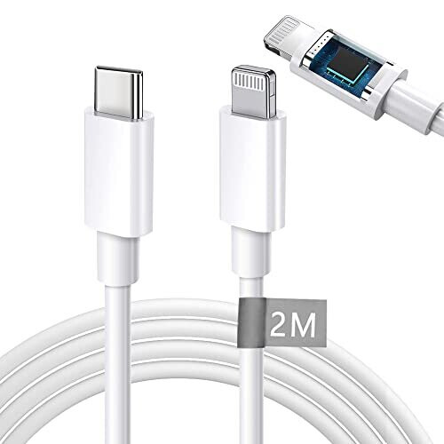 Usb C Lightning Cable 2M Iphone Fast Charger Cable Fast Charger Cable