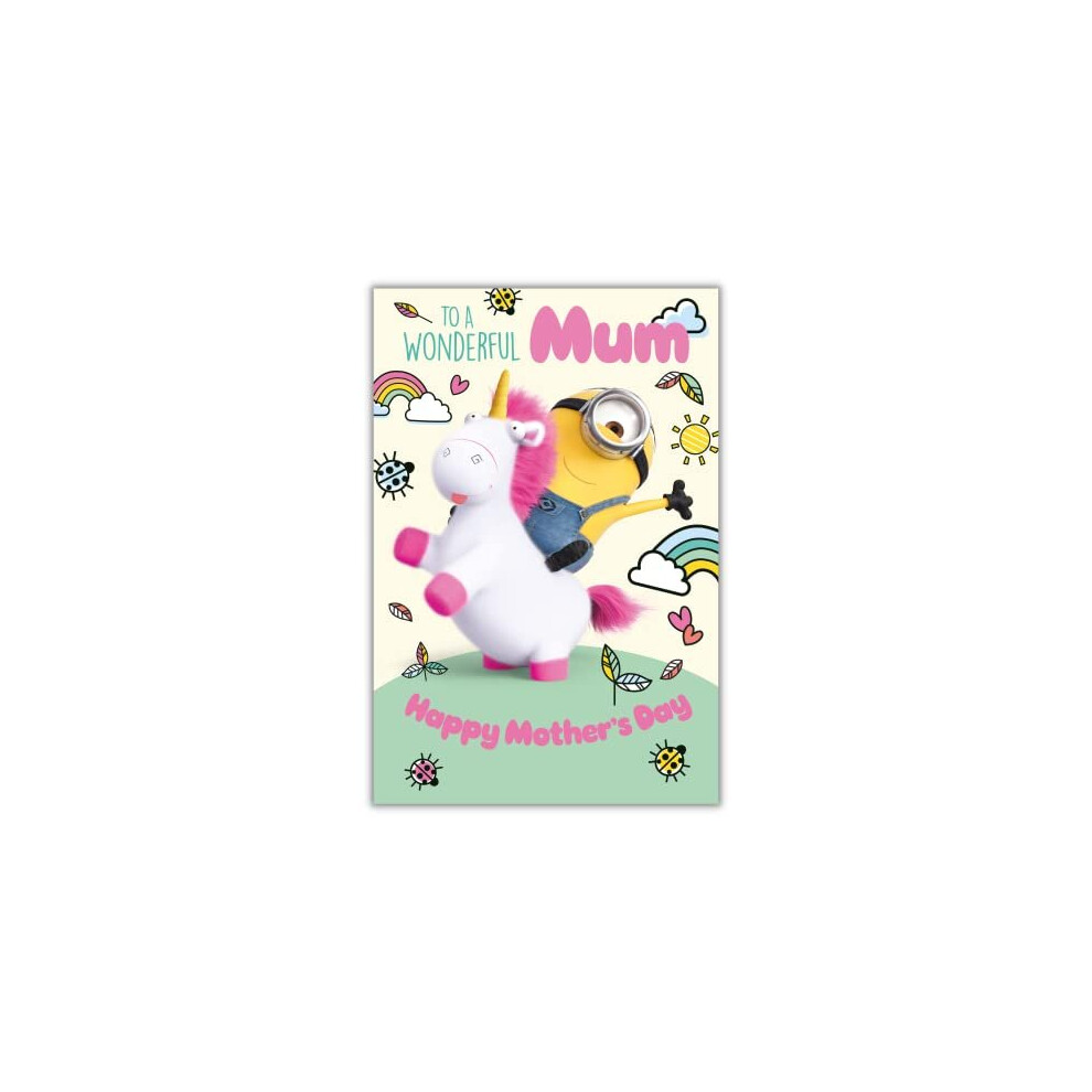 Official Despicable me To A Wonderful Mum, Mother's Day Card