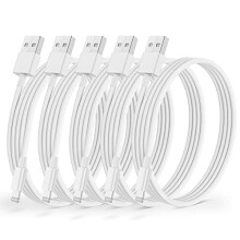 UIIZIBVKJZ Lightning Cable Iphone Charger Apple USB Fast Phone Charging Lead 1M 5Pack For IPhone 14 Pro/14 Pro Max/13/12/11/XR/XS/X/8/7/6/6s