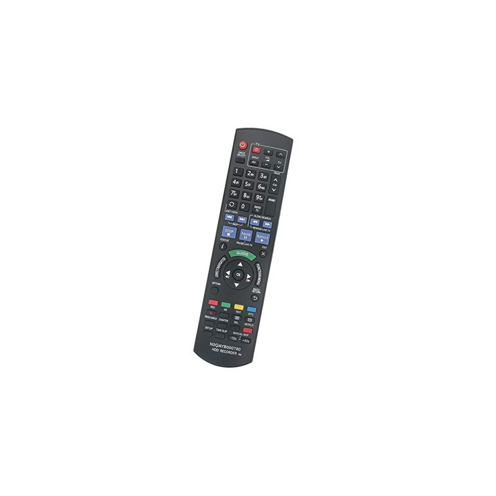 ALLIMITY N2QAYB000780 Remote Control Replace for Panasonic HDD Recorder IR6 DMR-HW120EB DMR-PWT500EC DMR-PWT530EB DMR-HWT130 DMR-HWT230EB DM