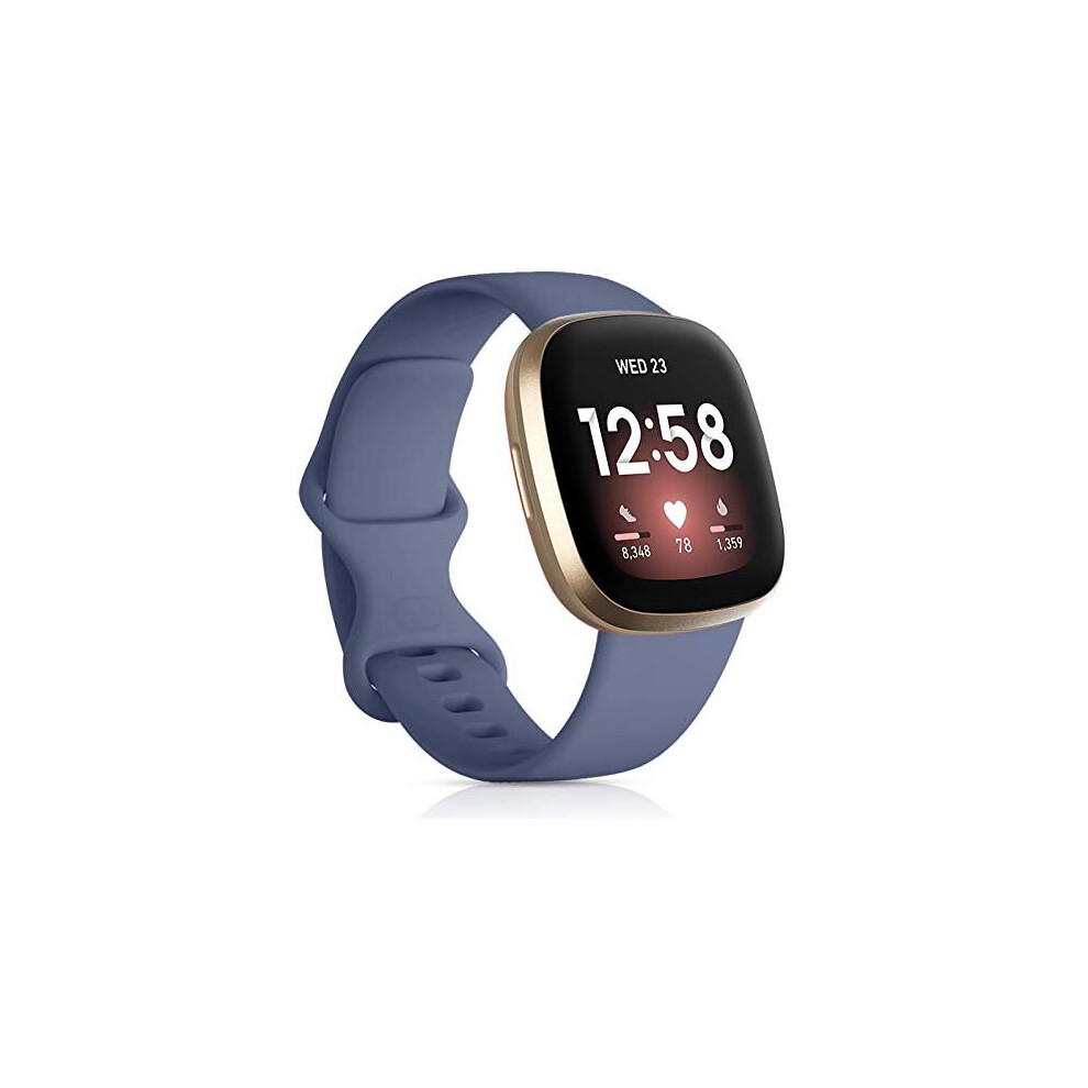 Oielai Compatible For Fitbit Versa 4/Fitbit Versa 3/Fitbit Sense 2/Fitbit Sense Strap, Silicone Sport Classic Soft Replacement Straps For Ve Not,Specified 5061267390148