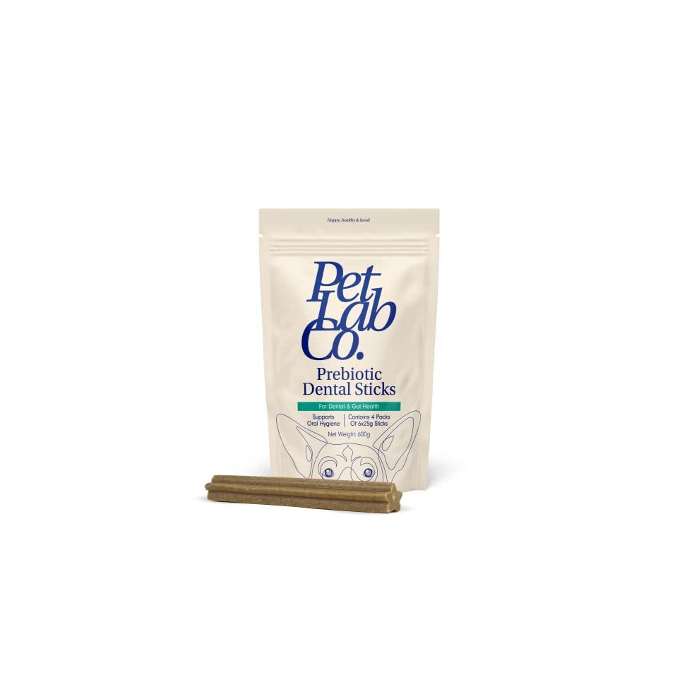 Petlab Co. Prebiotic Dental Sticks Ã¢ Dog Dental Sticks To Target Plaque Build-Up At The Source & Keep Breath Fresh - Formulated To Maintai