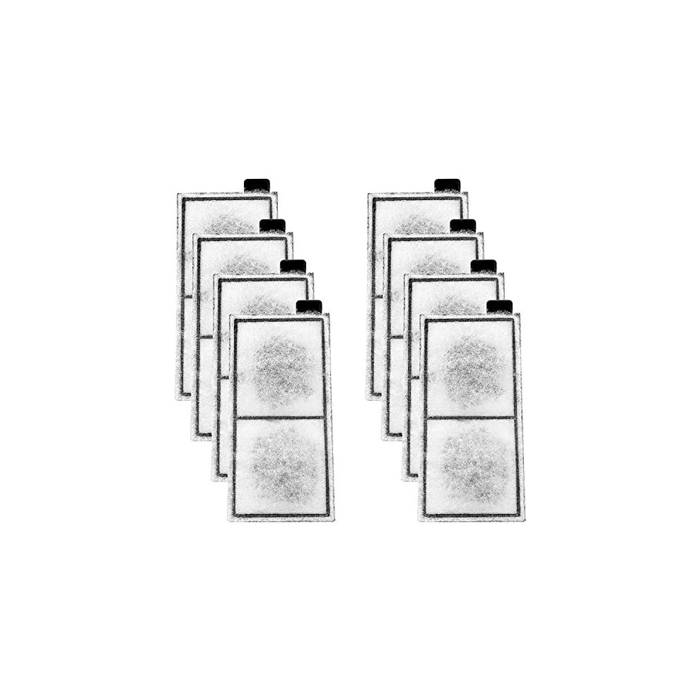 AQQA 8 Pack Aquarium Filter Cartridge Replacement, Fish Tank Filter Cartridge Aquarium Internal Filter (M)