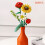 (A) Romantic Rose Flowers Bouquet Building Blocks Ideas Simulation Model Bricks Home Decoration DIY 1