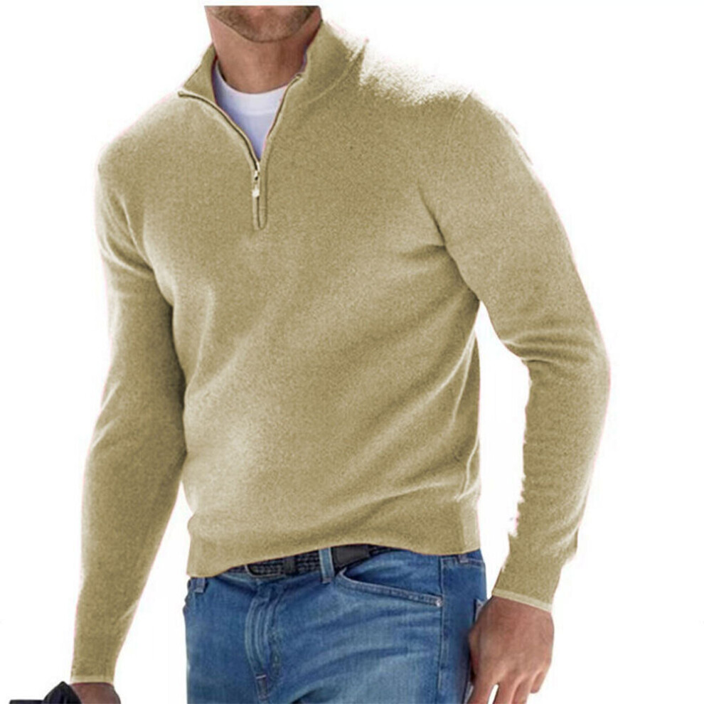 (  Xing, 5XL) Mens1/4 Zip Pullover Sweatshirt V-Neck Jacket Hooded Warm Fleece Sweater