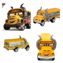 Fritter School Car3 Bus Crazy Max Bull Alloy Toy Kid Cartoon Model Gift Holiday