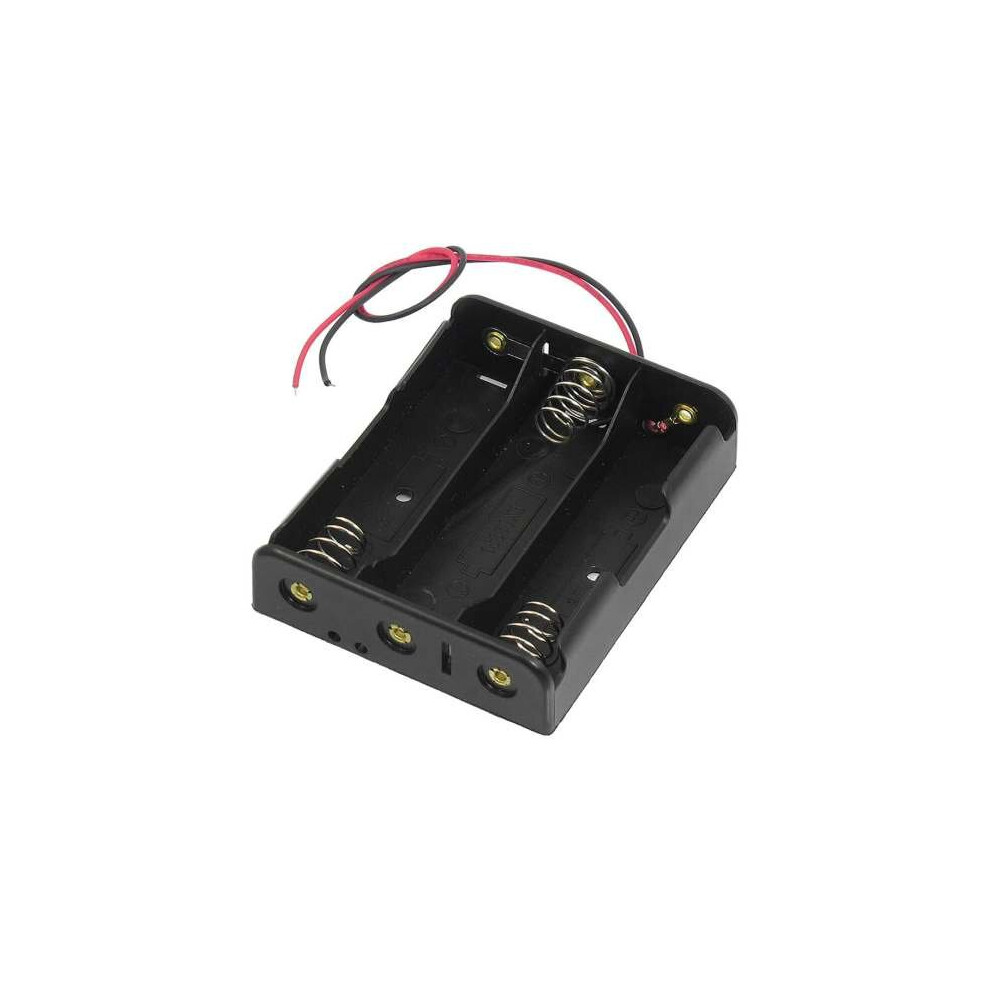 Series 3.7V Flat Tip Battery Holder Case For 3 X 18650 Batteries 4762016968915