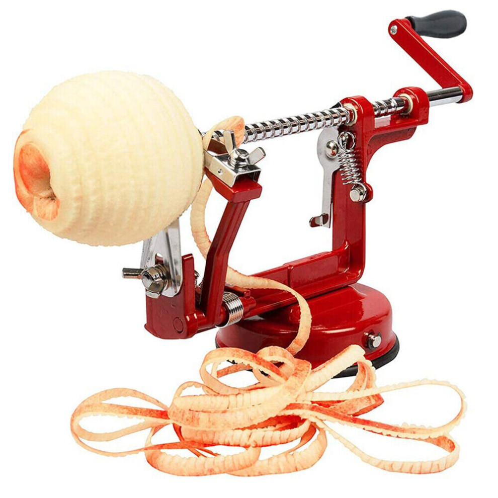3 in 1 Apple Peeler Slicer Corer Cutter - Stainless Steel Fruit Peeling Machine