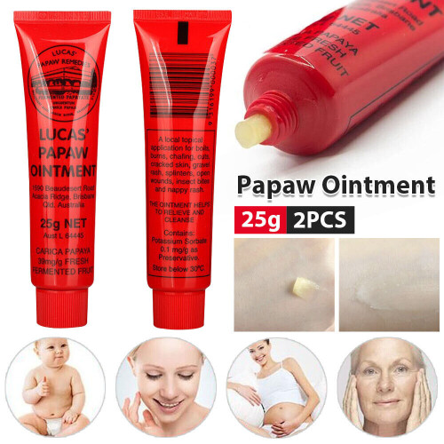 SRJ STAR Lucas Papaw Ointment 25g x 2 (διπλή συσκευασία) - Κρέμα για τα πόδια των παπουτσιών 1