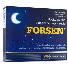 Olimp Forsen 30 kap Insomnia Support Relaxation sleeping pills resful sleep