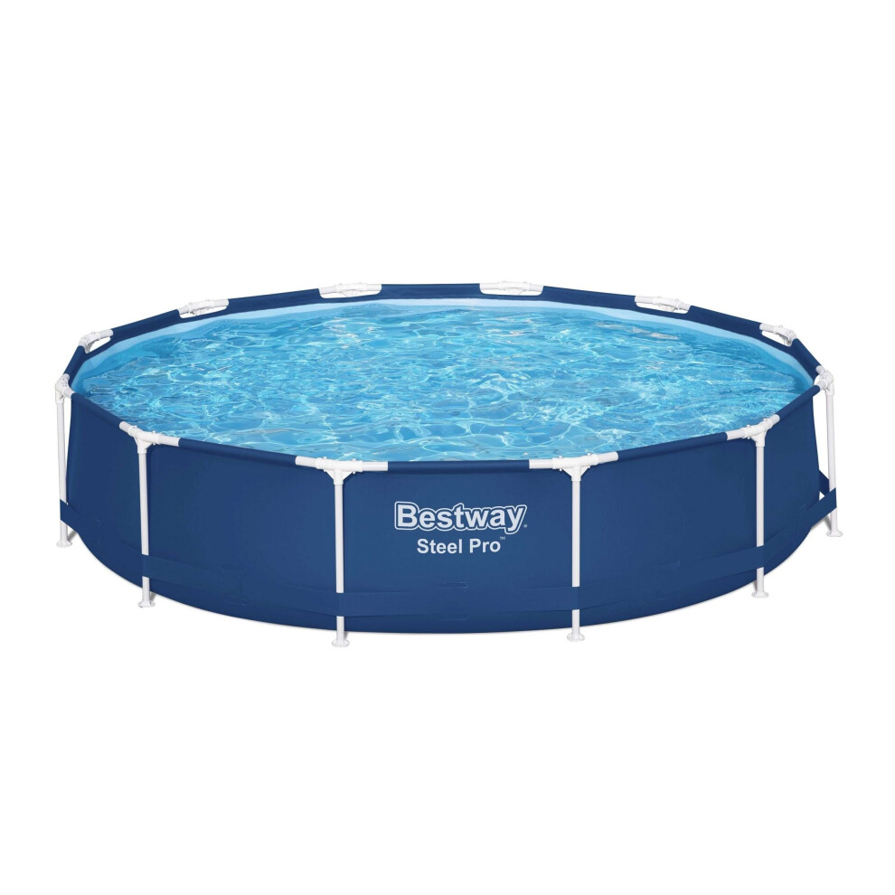 Bestway 12' x 30" Steel Pro Pool Set 3.66m x 76cm With Filter Pump