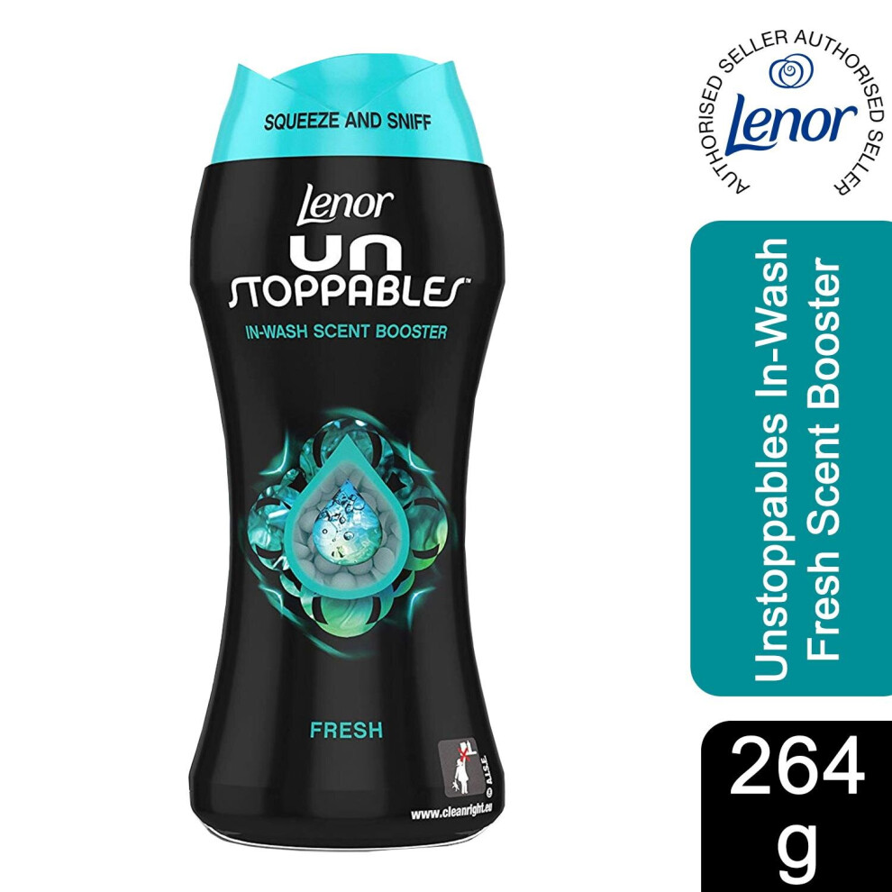 Lenor Unstoppables Fresh In-Wash Scent Booster Fabric softener, 264g