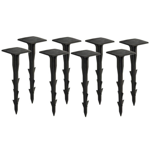 garden weed matting membrane hold down pegs,box of 100,larger heads