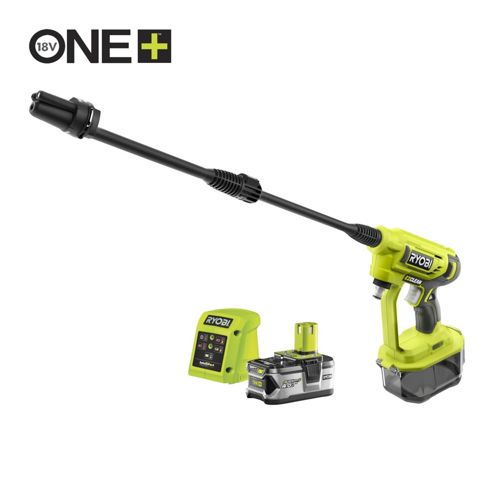 Ryobi RY18PW22A-140 18V ONE+ 22bar Cordless Power Washer Kit (1 x 4.0Ah)