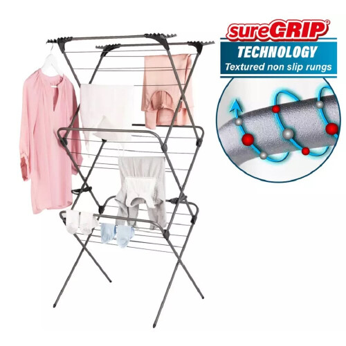 Minky Minky Sure Grip 21m 3 Tier Indoor Airer 1