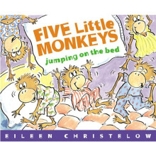 Harper Collins Publishers HO-395557011-3 Five Little Monkeys Jumping on the Bed Book, Pack of 3