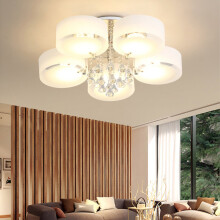 (5 Head) Modern LED Crystal Ceiling Light Chandelier Lamp