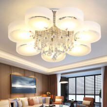 (7 Head) Modern LED Crystal Ceiling Light Chandelier Lamp