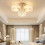 Living And Home (3 Head) Modern LED Crystal Ceiling Light Chandelier Lamp 2