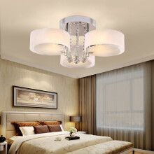 (3 Head) Modern LED Crystal Ceiling Light Chandelier Lamp