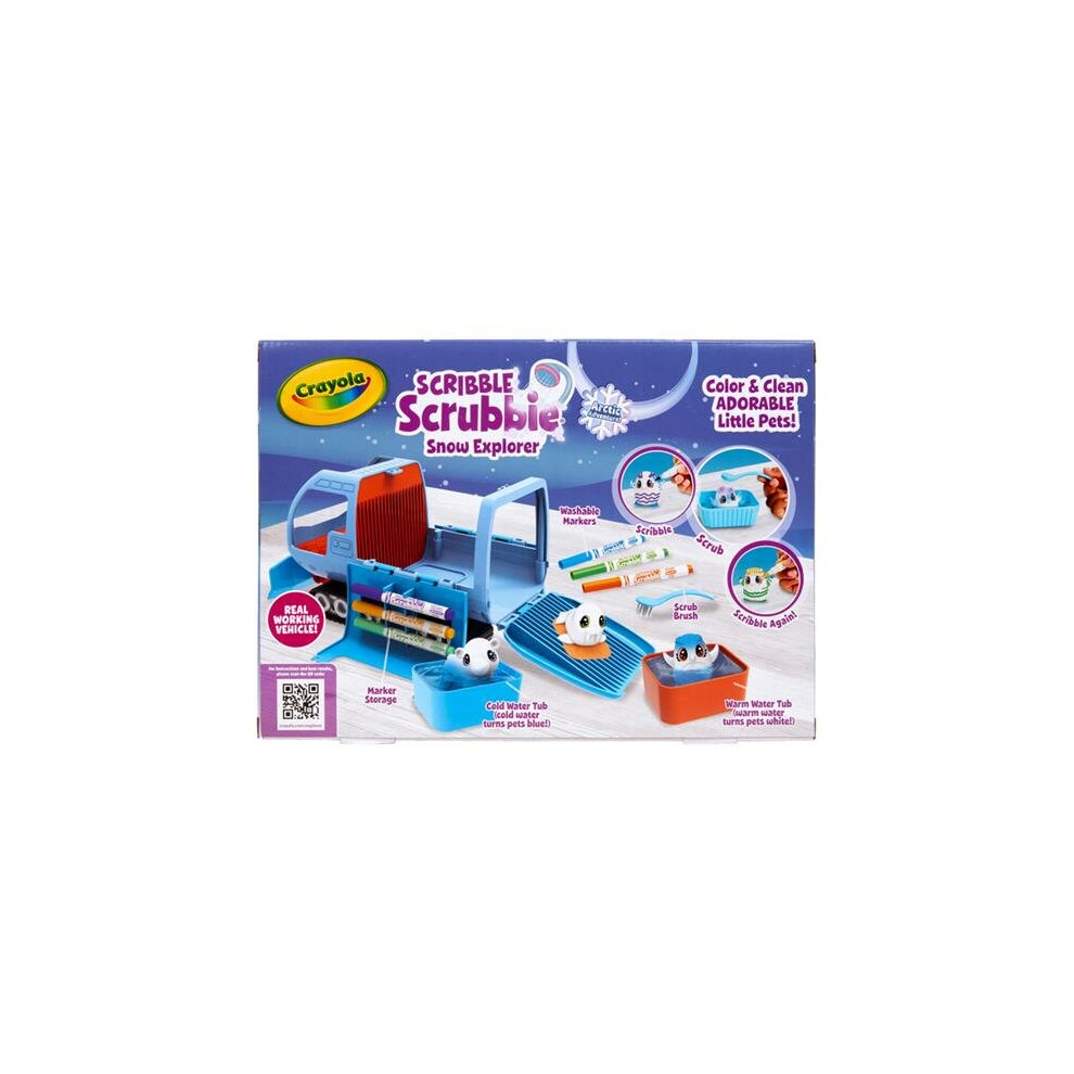 Crayola Bin747479 Scribble Scrubbie Pets Artic Snow