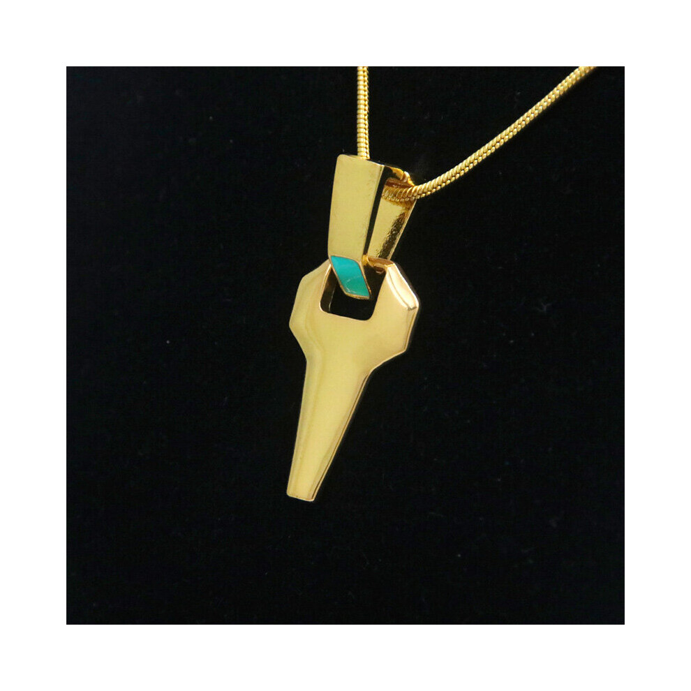 Cyberpunk Deibitto Edgerunners Same Cross Necklace Cosplay Fluorescent Pendant