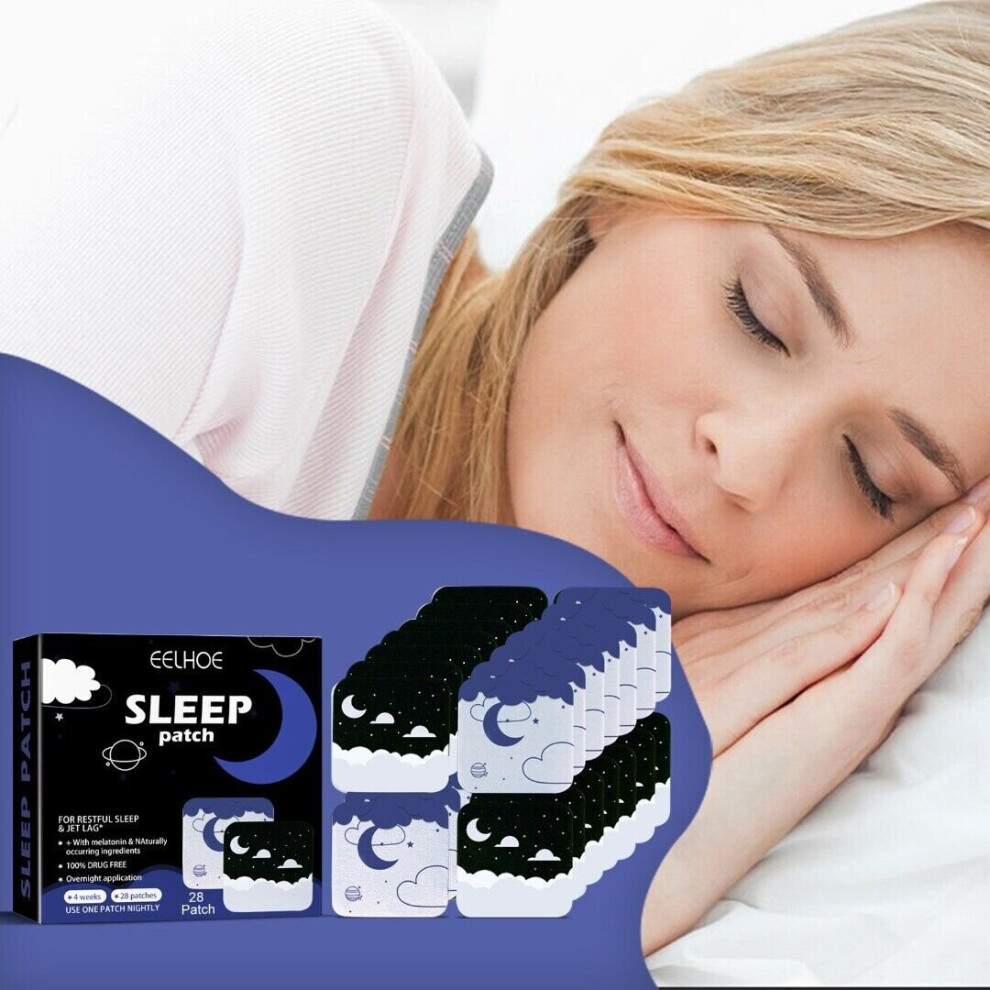 Xylfly 28 Pcs Safe Sleep Aid Patch For Adults Natural Sleep And Rest Plaster