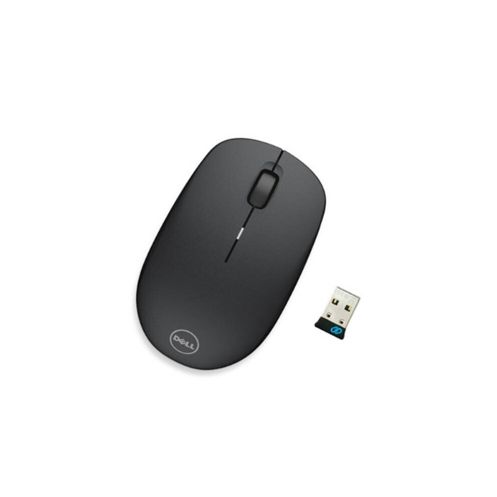 Dell Wm126 Desktop Computer Laptop Office Powersaving Wireless Mouse Black