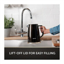 Breville Aura Jug Kettle Rapid Boil 3000W 1.7 Litre - Shimmer Black