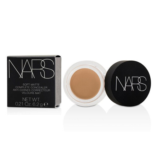 NARS NARS Soft Matte Complete Concealer – Creme Brulee (Light 2.5), 6.2g/0.21oz: high-coverage, light-diffusing formula with peptides & hyaluronic acid