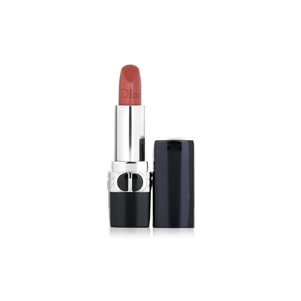 Christian Dior Rouge Dior Floral Care Refillable Lip Balm - # 100 Nude Look (Satin Balm) 3.5g/0.12oz