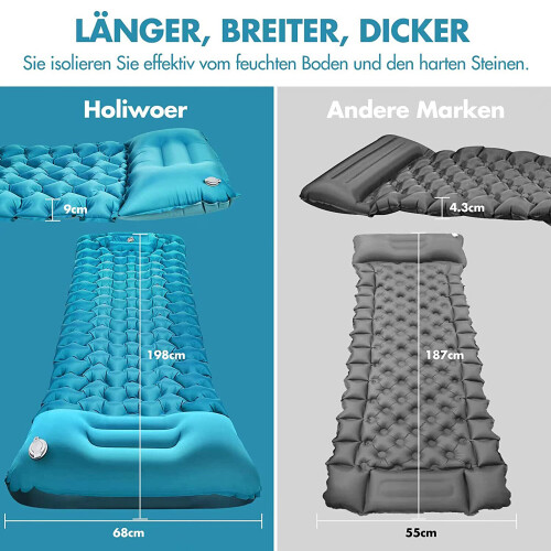 Self Inflating Camping Sleeping Mat Thick Inflatable Camping Mattress 1