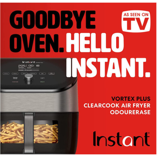Instant Vortex Plus with ClearCook 5.7L Air Fryer,6in1 1700W on OnBuy