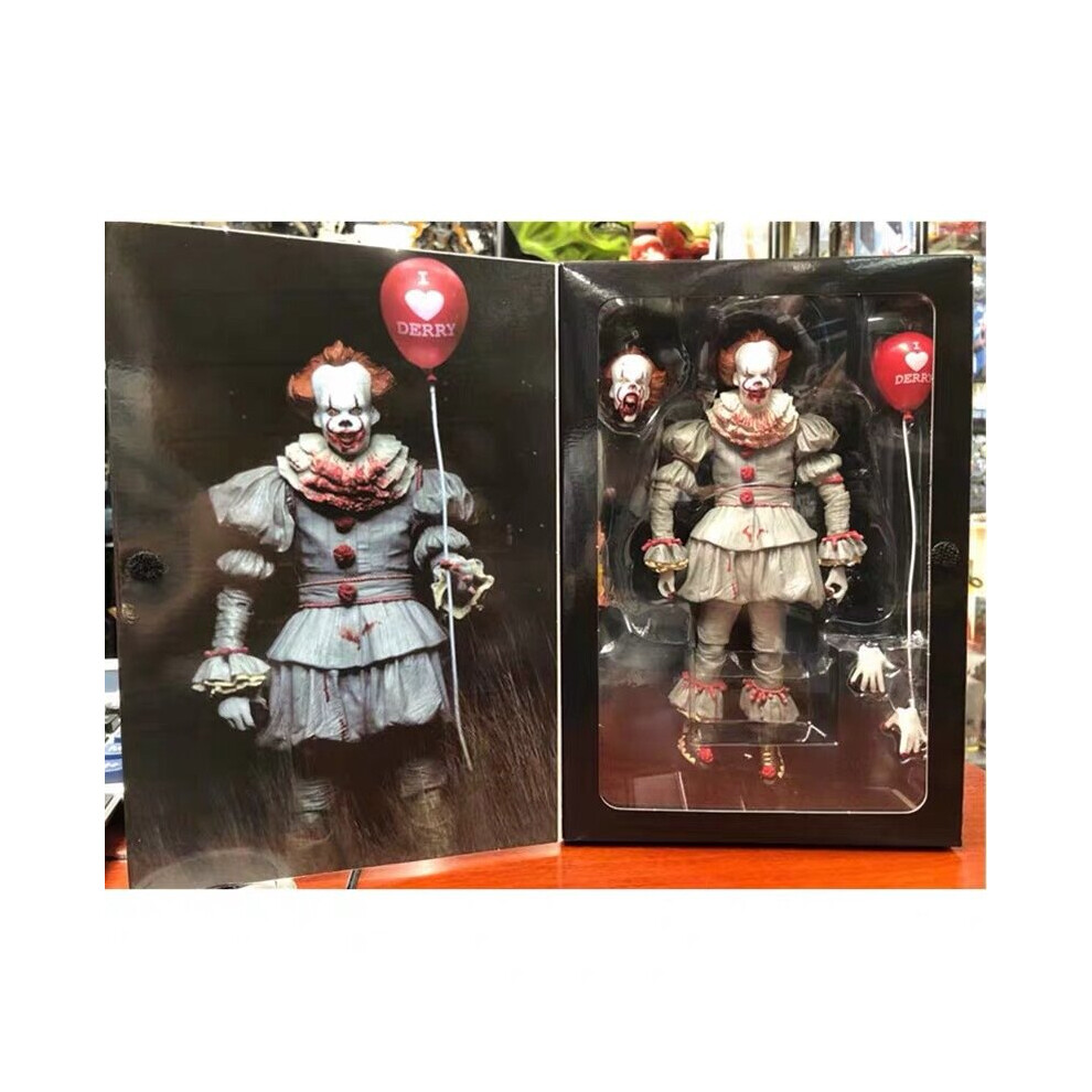 (ver.2.0) Neca IT 2017 Pennywise Ultimate Action Figures Horror Scared Model Toys