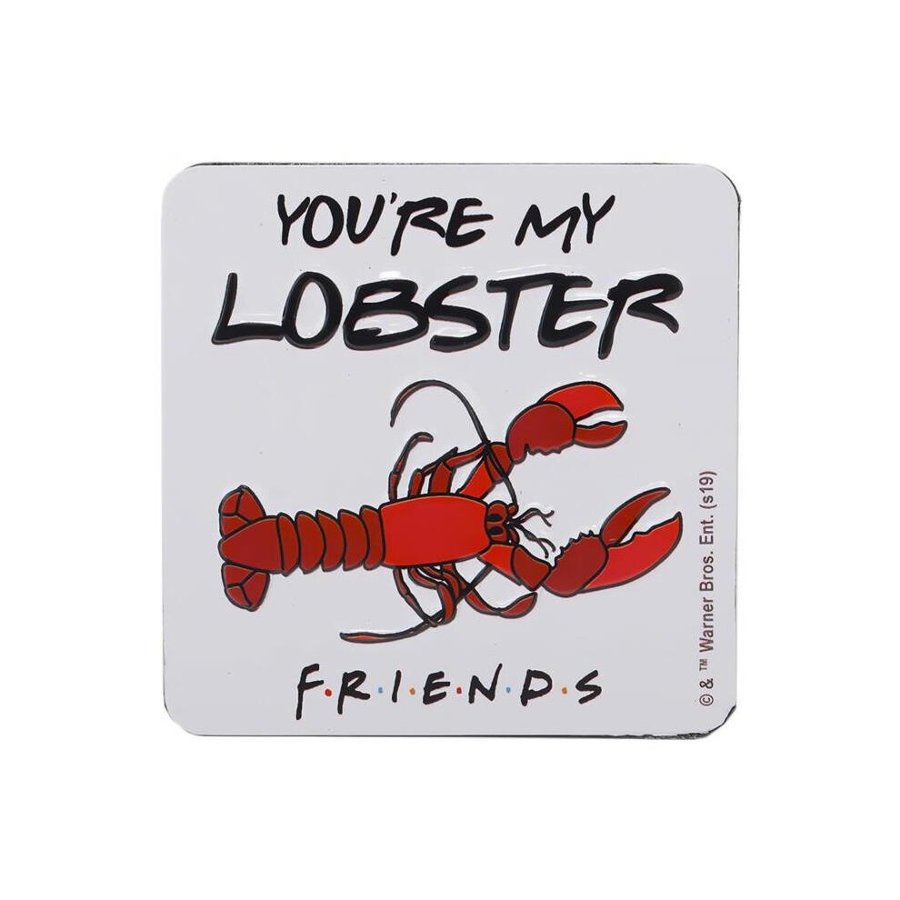 Friends 857129 2.5 x 2.5 in. Friends You Are My Lobster Quote Metal Magnet