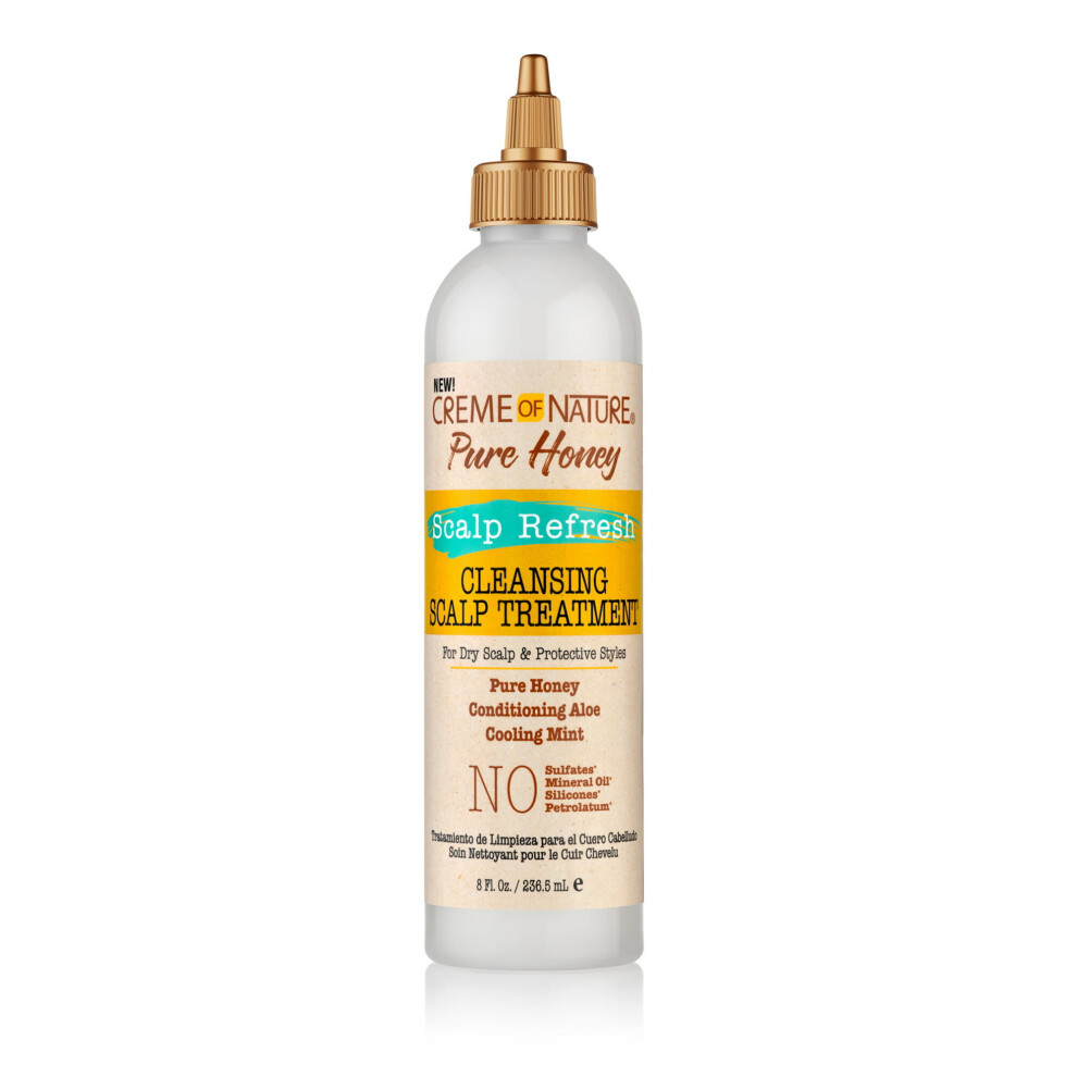 Creme Of Nature Scalprefresh Cleansing Scalp Liquid Treatment 8Oz