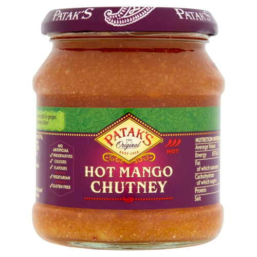 Patak's Hot Mango Chutney 340g (Pack of 6) 2
