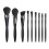 9 wool fiber foundation eyeshadow brushes 2