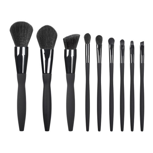 9 wool fiber foundation eyeshadow brushes 1