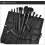9 wool fiber foundation eyeshadow brushes 5