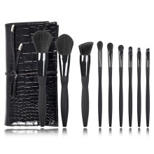 9 wool fiber foundation eyeshadow brushes