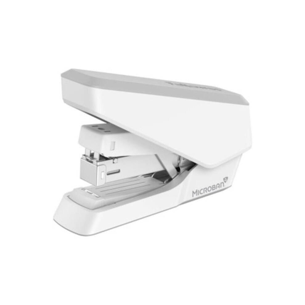 Fellowes FEL5014301 0.25 in. Fellowes EasyPress Half Strip Stapler - 40 Sheets Capacity - 105 Staple Capacity - Half Strip - Staple Size - White