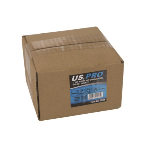 us pro US PRO 1" Dr 90mm 6pt Commercial Impact Socket 3959 2