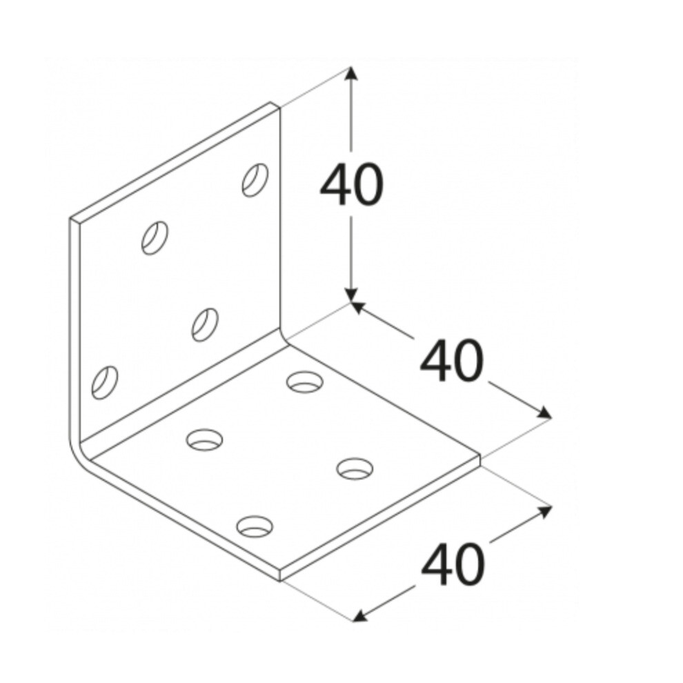 Photos - Other for Repair Heavy Duty Galvanised Angle Bracket Corner Brace 90 Degree Joist Timber Mending Plate