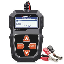 KW208 12V Autobatterietester, 100-2000 CCA Lastdiagnosegerät für Auto LKW Marine Motorrad SUV Boot